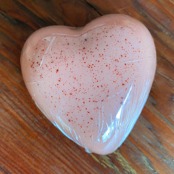 Heart Shape Rose Clay Soap